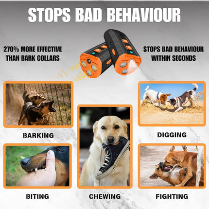 Dog Barking Stop Ultrasonic Anti Barking Device Repeller Anti-Bark Bark Control