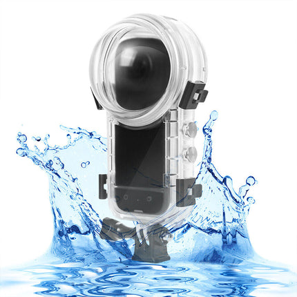 Invisible Dive Case Fit for Insta360 X4 Action Camera with Bracket Accessories