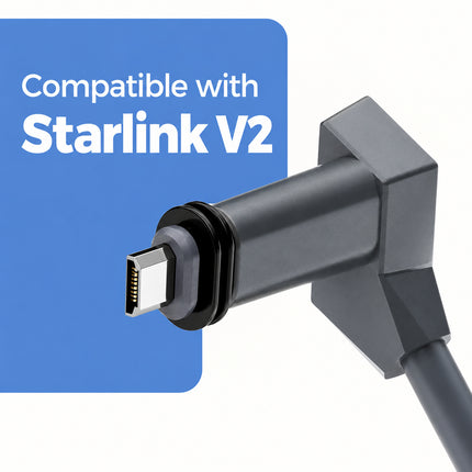 Starlink V2 Ethernet Adapter RJ45 Gigabit Network Adapter 1Gbps Wired LAN Cable