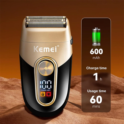 Cordless Foil Shaver Electric USB Rechargeable Wet/Dry Shaver Razor For Men Gift