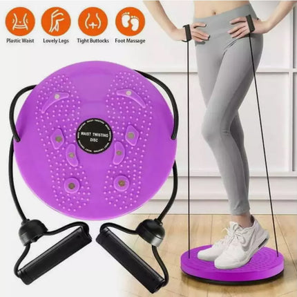 Body Shaping Waist Twisting Disc Waist Whisper Exerciser - Waistwhisper Purple