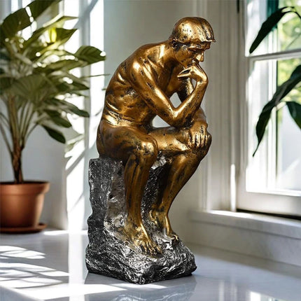 Modern Resin Statue Tabletop Figurine Home Decor Decorative Ornament Living Room