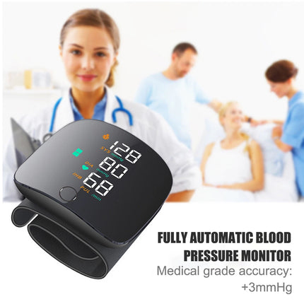 Digital Automatic Arm Blood Pressure Monitor LED Smart Voice Heart Rate Machine