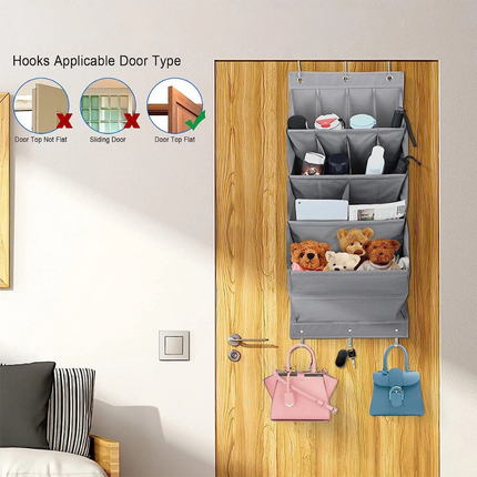 11 Pockets Large Over Door Hanging Organiser Shoe Rack Storage Bag Tidy Hanger