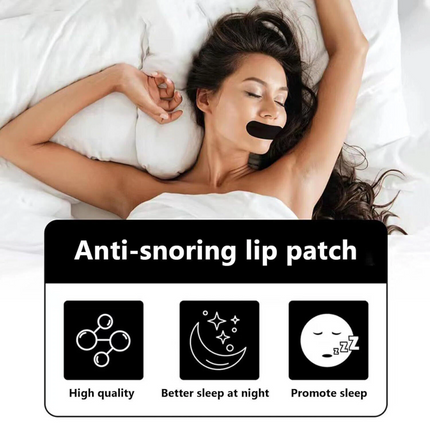 200Pcs Hypoallergenic Improved Breathing Strips for Anit- Snoring Mouth Tape