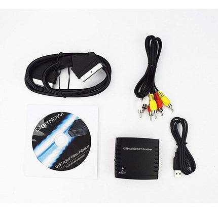 USB Video Grabber Capture Card Transfer VHS/Hi8/TV to DVD Convert Video Digital