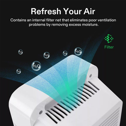 Portable Dehumidifier Air Dryer Purifier 1300ML Water Tank Auto Shut-Off