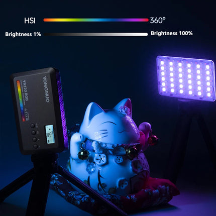 RGB LED Video Light 2500K-9900K Photography Light 3000mAh Studio