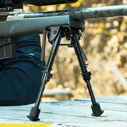 6-9 Inch Foldable Sniper Hunting Rifle Bipod Sling Swivel Shooting Gun Mount