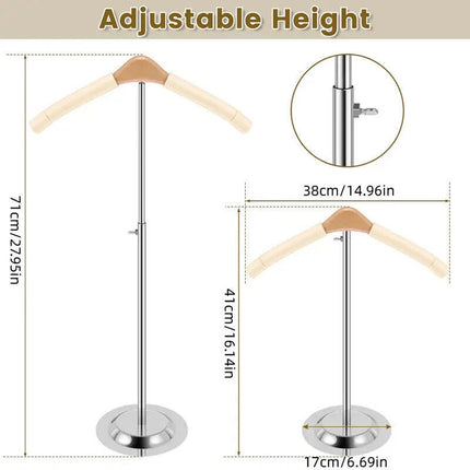 Adjustable T-Shirt Display Stand Shoulder Garment Rack Coat Holder for Clothes
