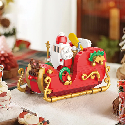 LOZ 4-in-1 Christmas Train Mini Bricks Building Blocks Set Toy Gift Kids Adults