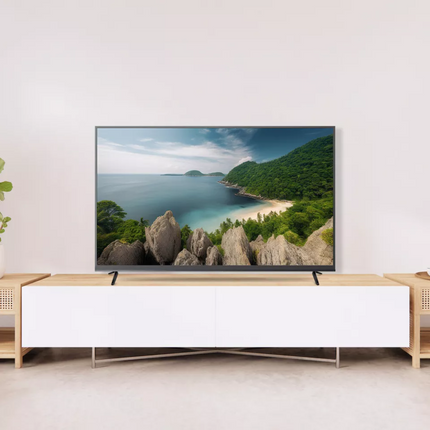 2x TV Stands For 32-55'' TVs Stable Support Easy Installation Durable Reliable
