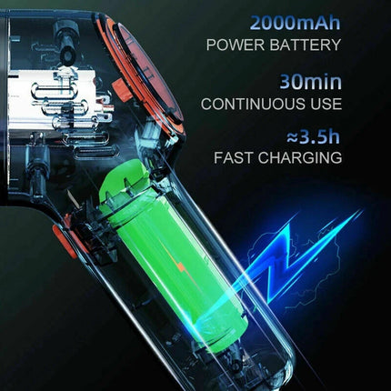 8000Pa Car Vacuum Cleaner Portable Cordless Handheld Rechargeable Wet Dry Duster