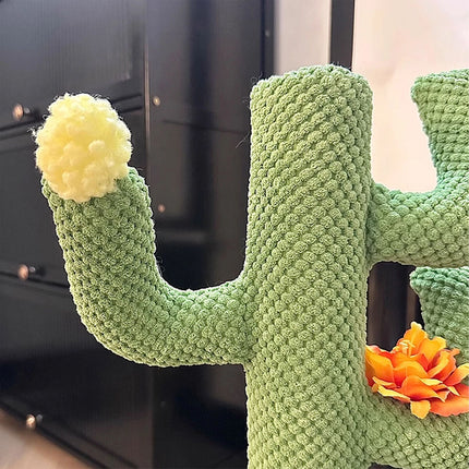 Cactus Cat Scratching Post Sisal Climbing Toy Pet Furniture Cat Scratcher Board