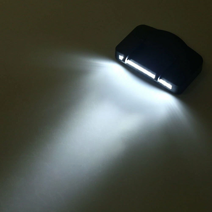 2* Cob Clip-On LED Headlamp 200 Lumens Outdoor Camping Light for Cap Hat