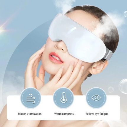 Steam Therapy Mask, Smart Hot Steam Eye Mask for Dark Circles Dry Eyes Relief