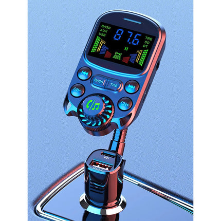 Wireless Car Bluetooth FM Transmitter MP3 Player PD USB Fast Car Charger Adapter