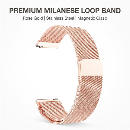 Rose Gold Milanese Band for Samsung Galaxy Watch 4 Classic