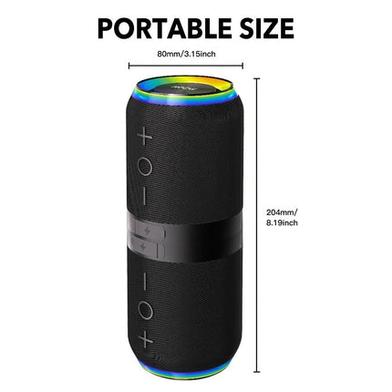 2-in-1 Splittable Bluetooth Speaker Portable Waterproof Wireless 10W