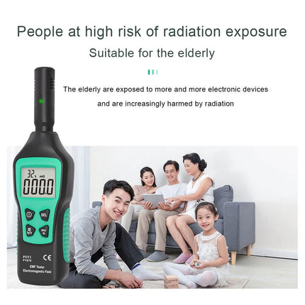 Electromagnetic Field-Tester Digital Reader EMF Meter Radiation-Detector AU
