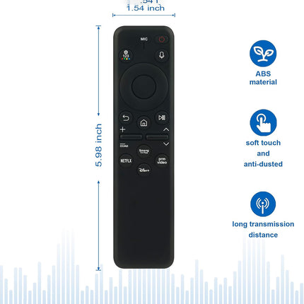 Universal Battery Operated Remote with Voice Control for Samsung Television