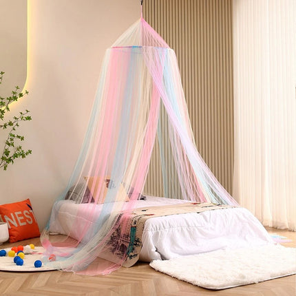 1pc Dome Mosquito Net Netting Canopy Princess Style Bed Canopy Bed Room Decor