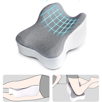 Premium Leg Pillow Foam Memory Leg and Knee Pain Relief Pillow for Side Sleeping