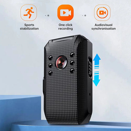 Police Body Camera HD 1920P Video DVR Clip IR Night Cam Worn Bodycam Camcorder