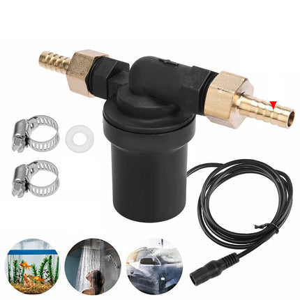 12V Cold Hot Water Pump Solar Circulation Brushless Motor 1/2" Couplers 800L/H