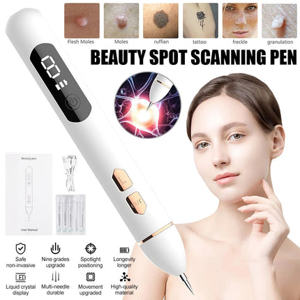 Laser Plasma Pen Mole Removal Dark Spot Remover Skin Wart Tag Remover 5x Needles