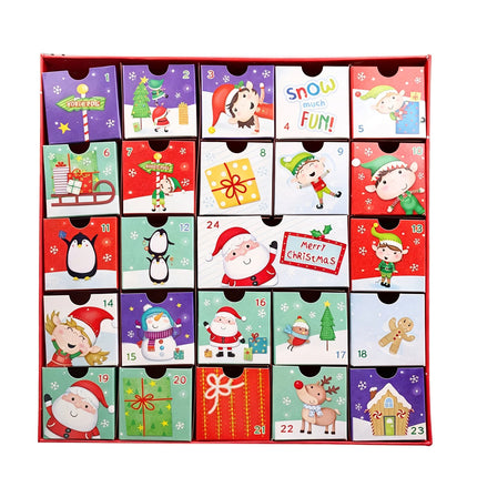 Christmas Advent Calendar Countdown DIY Making Kit Santa Elf Holiday Decor