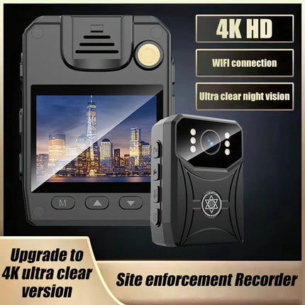 18 Hour 1080P Camcorder Mini Police Body Camera HD 120° Video DVR IR Night Cam