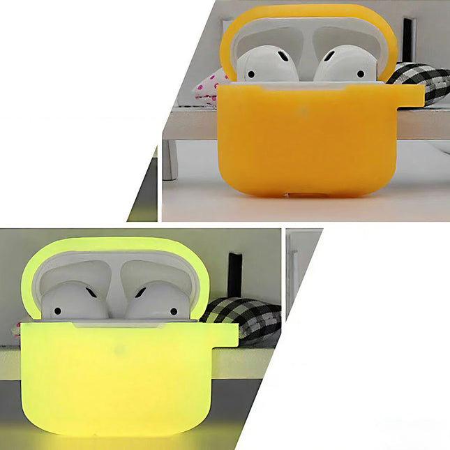 Apple AirPods 3rd generation Case 3rd Gen Luminous Silicone Protective Cover Yellow