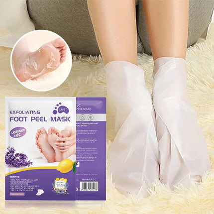 5 Pair Exfoliating Foot Peel Mask Soft Feet Hard Dead Skin Remove Smooth Sock