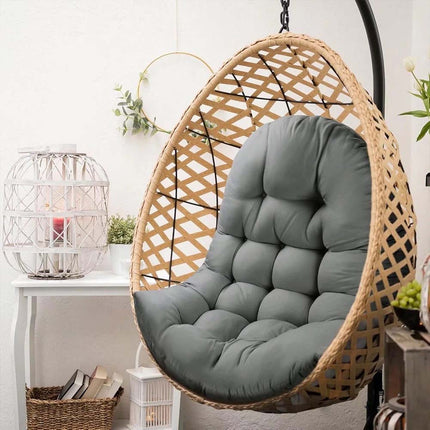 Outdoor Hammock Hanging Egg Chair Cushion Sofa Swing Seat Cushion Padded Pad Dark Grey
