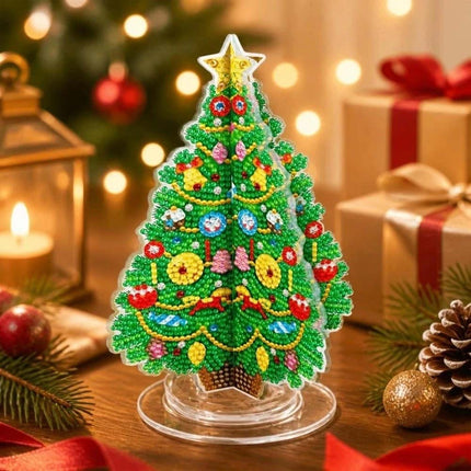 Christmas Tree Handmade Rhinestone Painting Kit 3D Diamond Painting Kit Home Decor