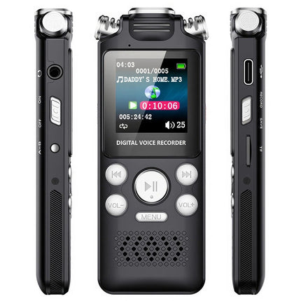 Pro Digital Audio Recorder Dictaphone Audio MP3 Player Sound Voice Recording Au