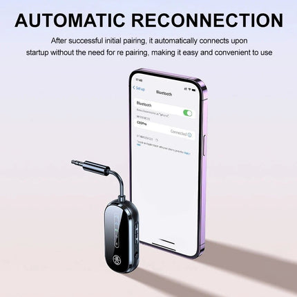 Airplane Bluetooth 5.4 Adaptor Transmitter Adapter for Airpods or Headphones