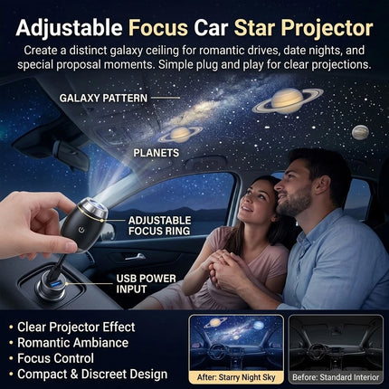 2 in 1 High Resolution Galaxy Projector Night Light Starry Sky Projector Bedroom
