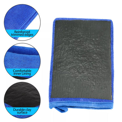 4PCS Clay Mitt Glove Car Polish Clay Bar Detailing Glove Microfiber Wash Brand