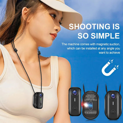 2K Portable  Action Camera Mini Thumb Camera For Cycling Sports Vlog