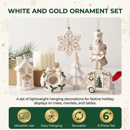 Christmas Snowflake Hanging Ornaments Plastic Holiday Home Wall Decor Pendants