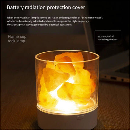 Himalayan Natural Crystal Salt Rock Lamp Colorful Night Light Gift