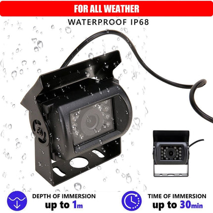 4 Pin CCD Car Bus/Truck/Trailer Reverse Camera Night Vision Rear View Reversing