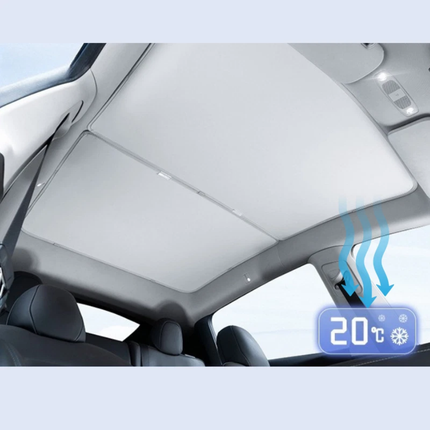 Sunshade Sun Roof Shade Sunroof UV Window Cover Ice Crystals For Tesla Model Y