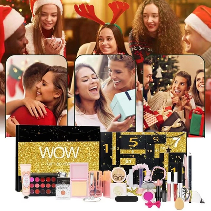 Advent Calendar 24 Christmas Days Cosmetic Beauty Treats Makeup For Ladies Girls