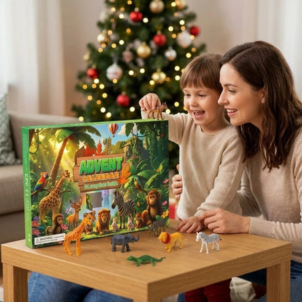 Christmas Advent Calendar 24 Days Animal Advent Calendar with 24 Figures