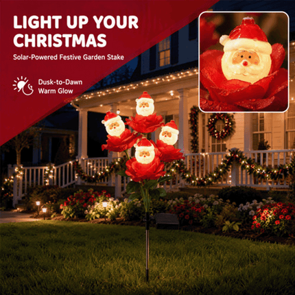 Waterproof Solar Christmas Lights LED Outdoor Ground Light Patio Decorations