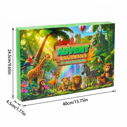 Christmas Advent Calendar 24 Days Animal Advent Calendar with 24 Figures