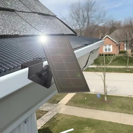 2Pcs Gutter Mount Brackets for Arlo Eufy Cam Solar Panel Weatherproof Outdoor Holder